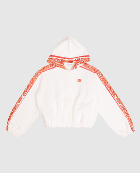 Dolce&Gabbana Детская спортивная куртка с брендовым принтом L5JWDCG7P4K56