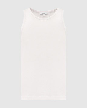 AGOLDE Біла майка Viggo в рубчик A10241260