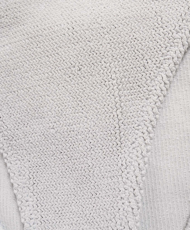 MC2 SAINT BARTH Детский серый купальник Jaiden с люрексом JAI000302934L изображение 3