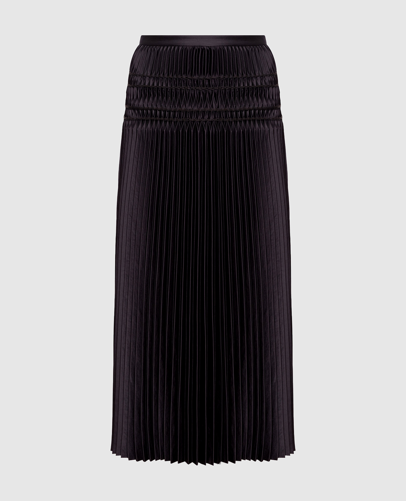 Коричнева спідниця міді Hayes