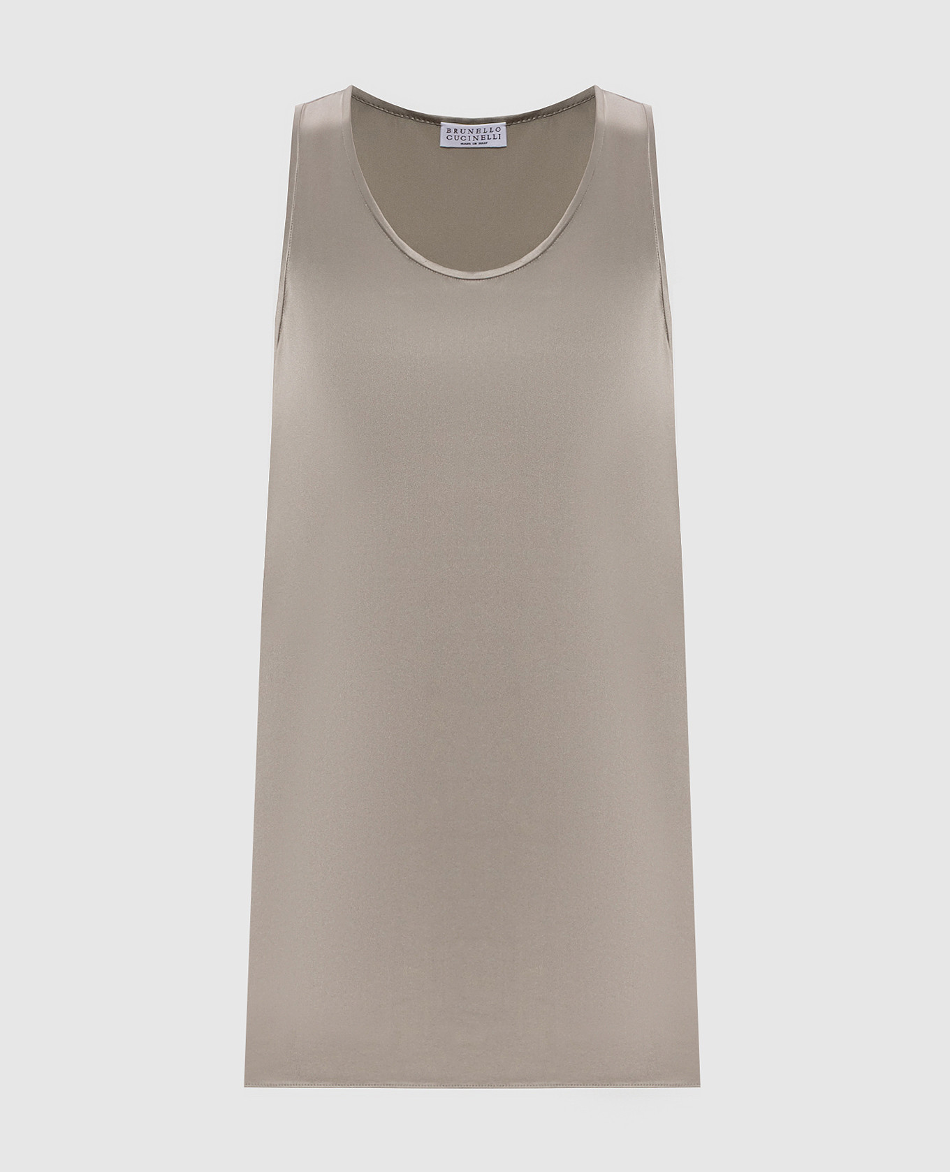 

Топ цвета хаки из шелка, Топы