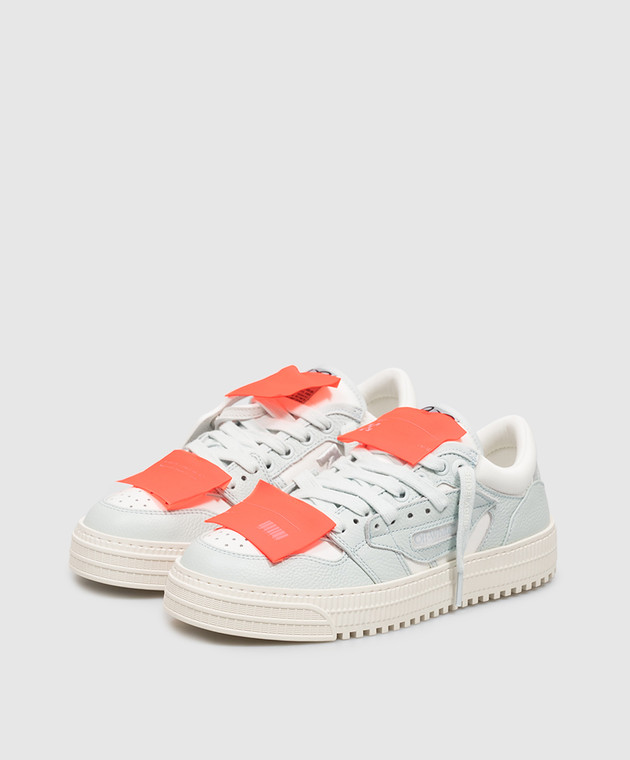 Off-White Голубые комбинированные кроссовки 3.0 OF05760455 изображение 2