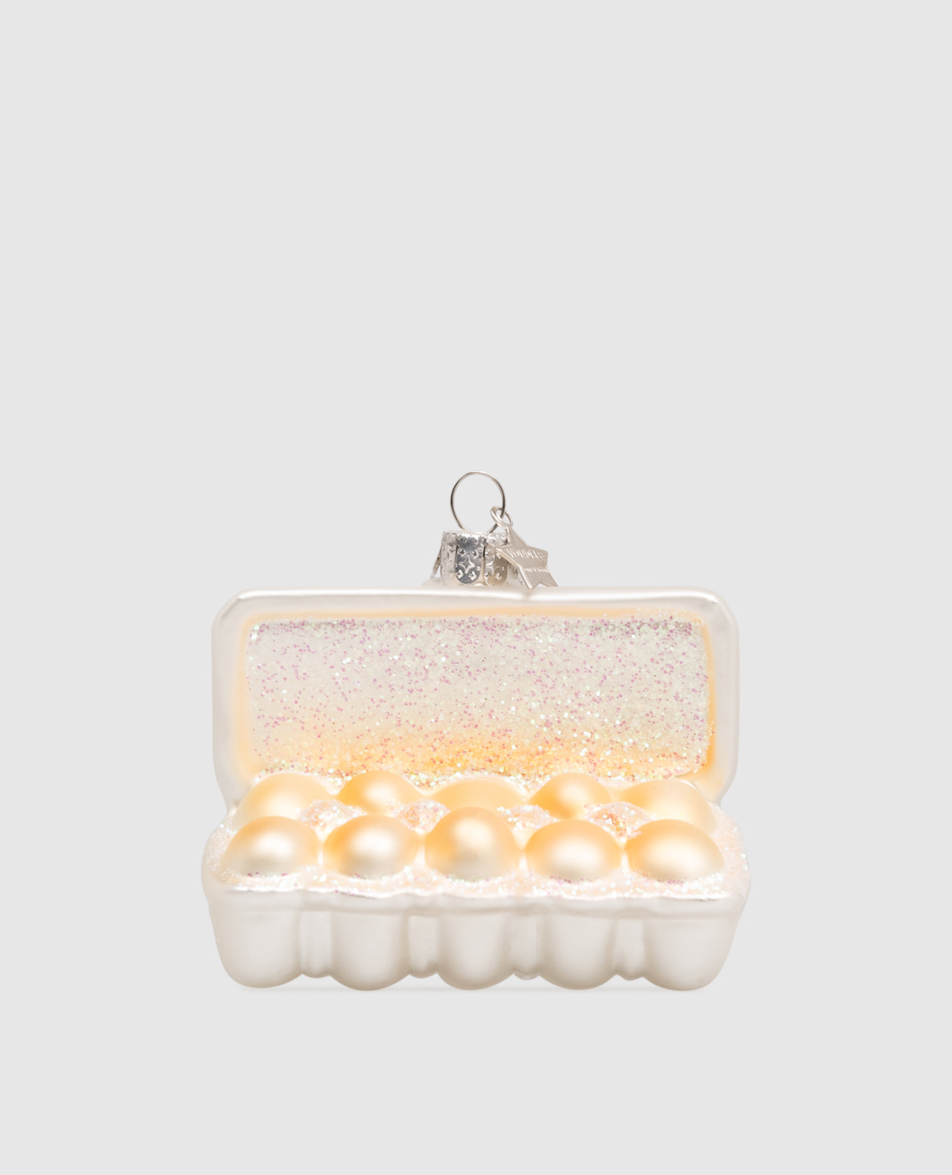 

Елочная игрушка Eggs in box, Белый, Елочные украшения