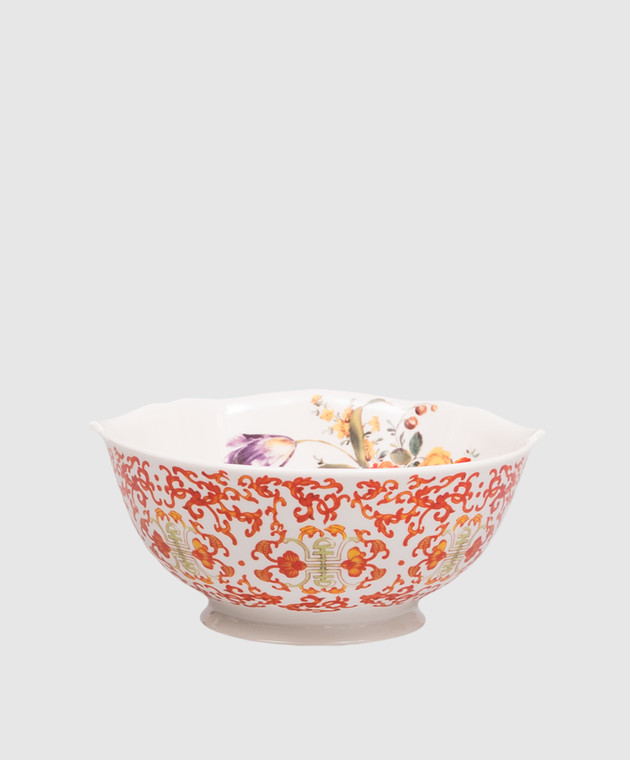 SELETTI Белый фарфоровый салатник Ersilia 09769 изображение 2