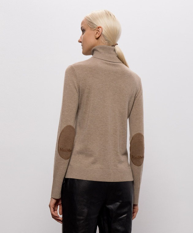 Max Mara Бежевый гольф ALLEGRA из шерсти SMMALLEGRA изображение 4