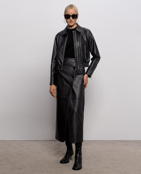 Twinset Чорний топ з пластиною логотипа 262TP3097
