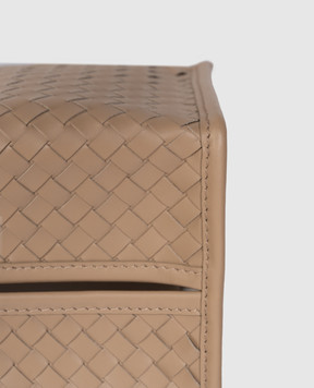 Giobagnara Коричневий шкіряний тримач для серветок Elba PCINTSQRV105