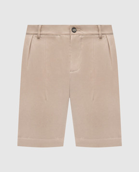 Sease Бежевые шорты с логотипом PB041TN429