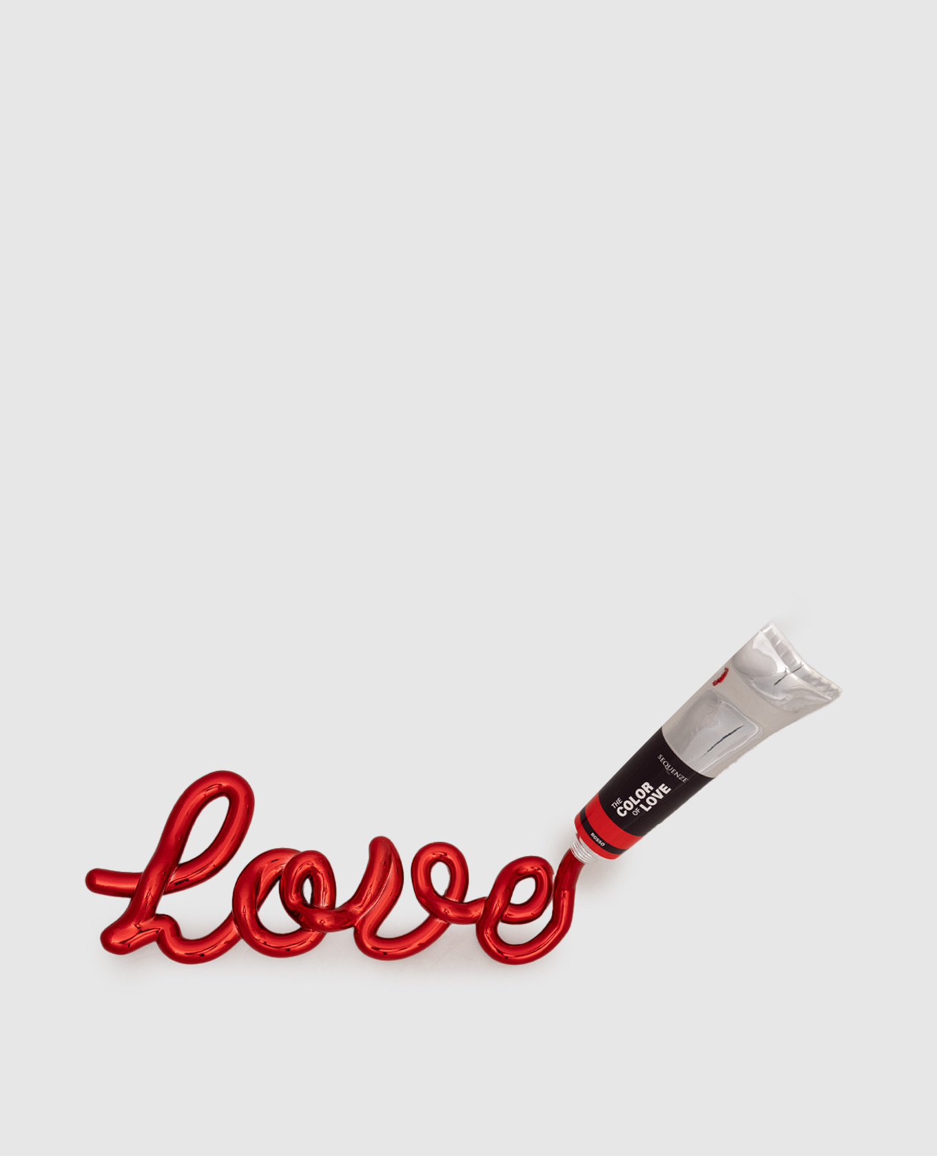 

Красная статуэтка The Color of Love, Красный, Декор