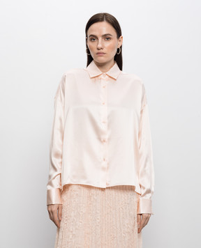 Ermanno Scervino Розовая блуза из шелка D482K772NXE