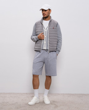 Brunello Cucinelli Белая футболка с принтом M0B138520