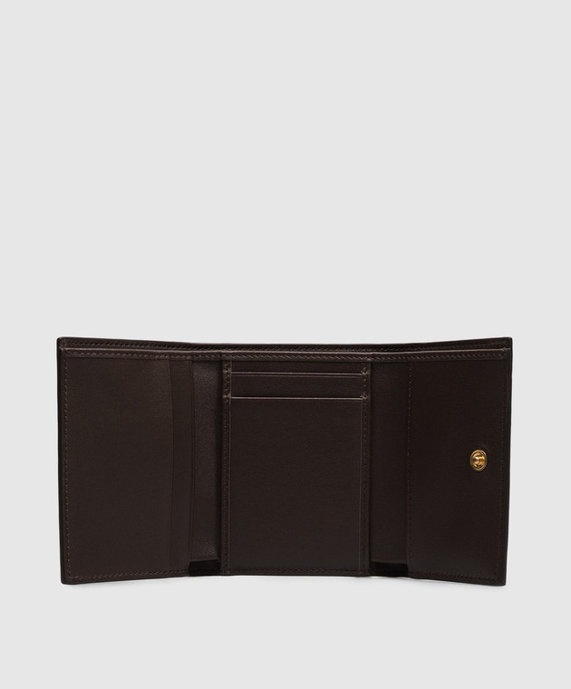 Dolce&Gabbana Коричневый кожаный портмоне BI0770A9S25 изображение 3