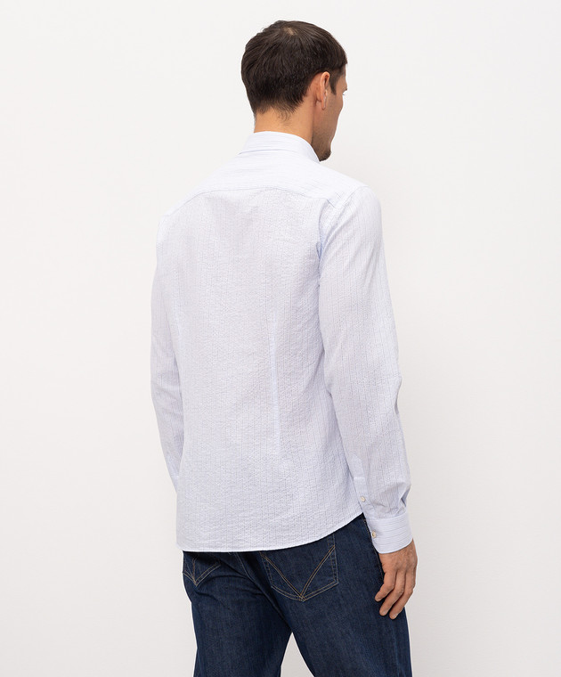 Florentino Блакитна сорочка в смужку 126720611841 зображення 4