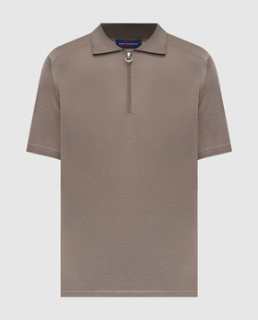 Stefano Ricci Коричневое поло из кашемира W505020P32W26101