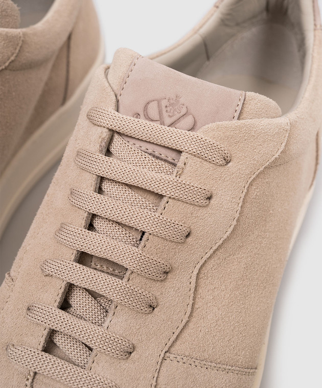 Pini Parma Бежеві замшеві кросівки SNEASUEBEIG зображення 5