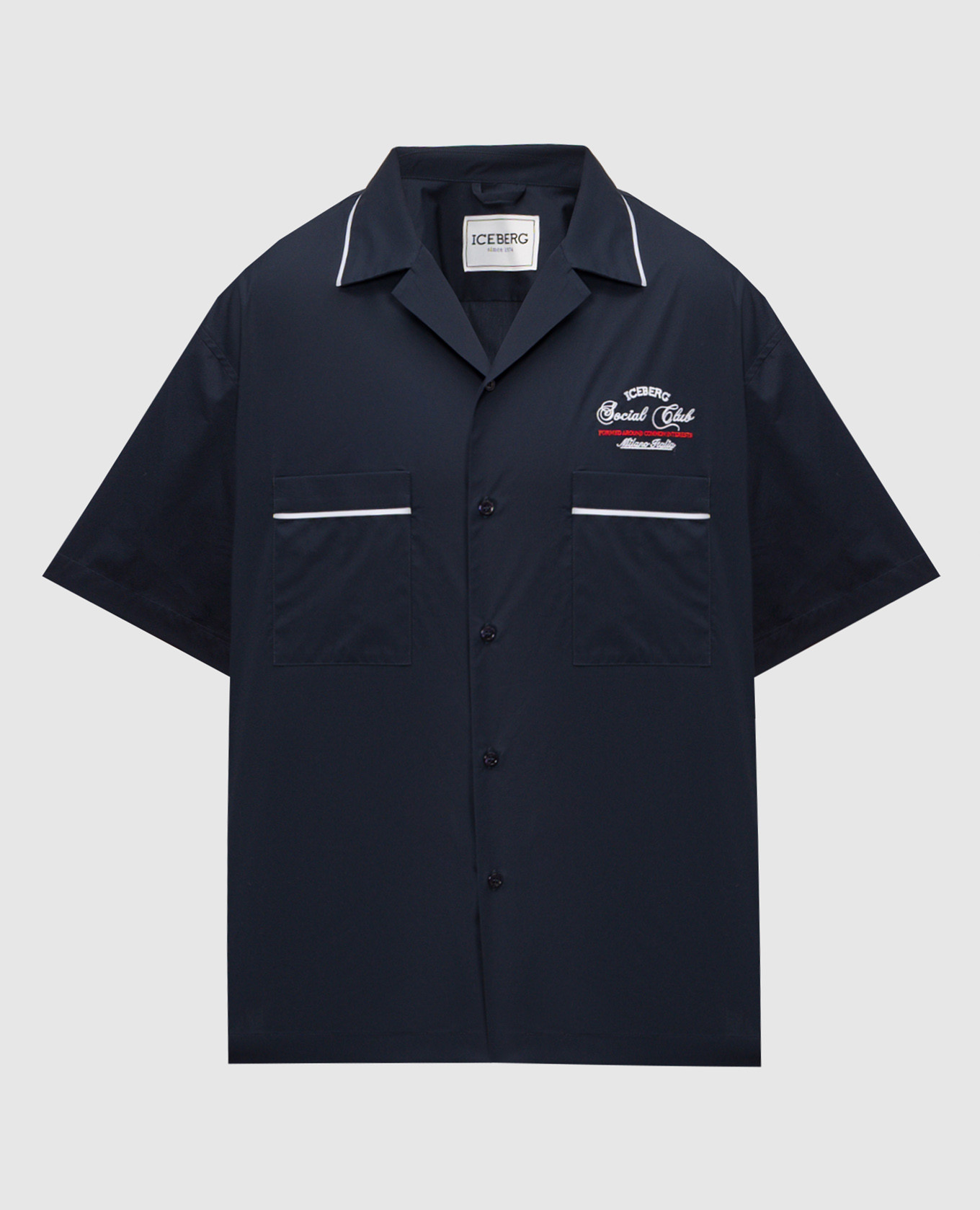 

Синяя рубашка Social Club, Синий, Рубашки