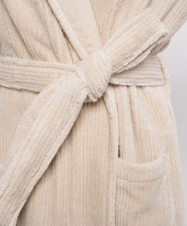 Hamam Бежевый махровый халат Raya RAYABATHROBE изображение 4