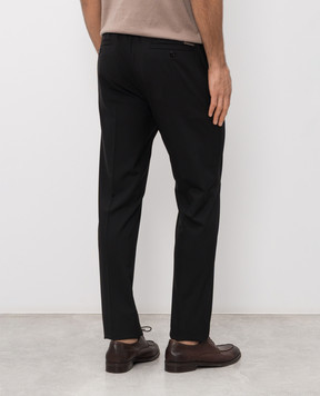 Stefano Ricci Брюки из шерсти черного цвета M1T6100201W0008U