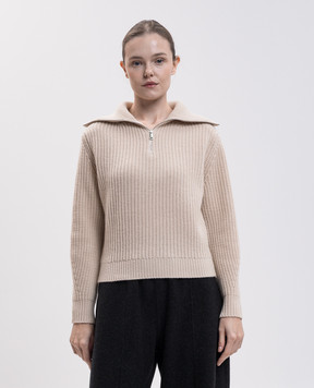 Max Mara Weekend Бежевый свитер LASER из шерсти WKDLASER