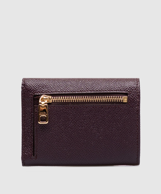 Dolce&Gabbana Фіолетове шкіряне портмоне Dauphine BI0770A1001 зображення 2
