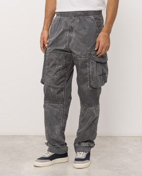 Stone Island Серые карго с эффектом потертости L2S153100053S00V1