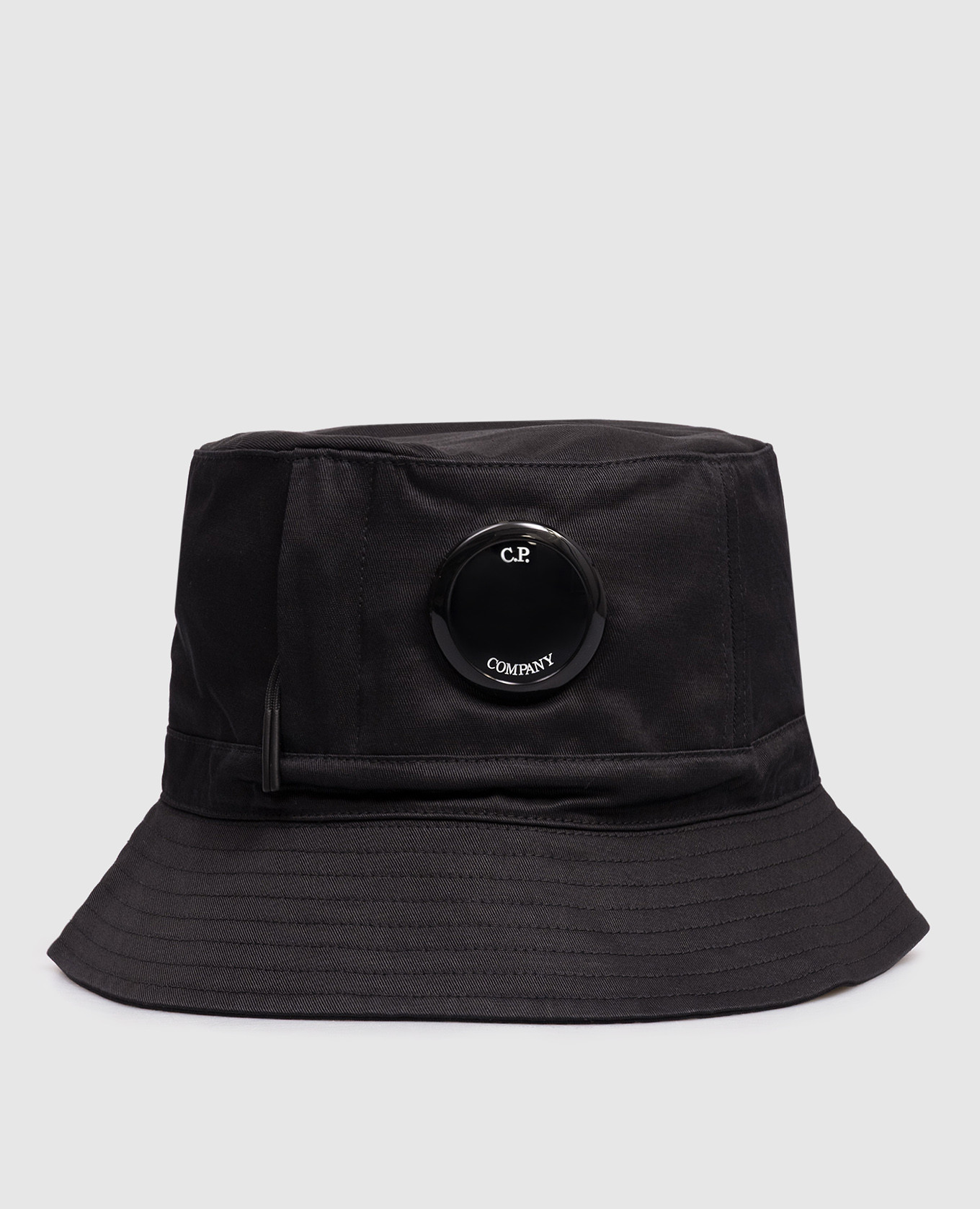 Детская черная панама с логотипом