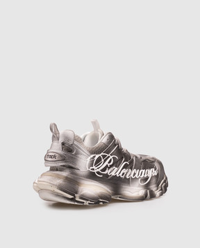 Balenciaga Сірі кросівки Track Stencil з ефектом градієнта 542436WTKIS