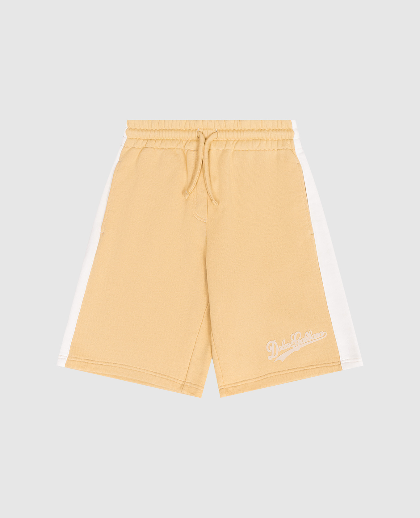 

Детские оранжевые шорты с лампой и принтом логотипа, Оранжевый, Шорты