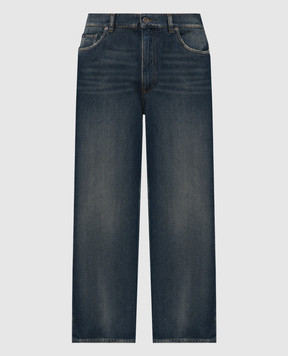 Dolce&Gabbana Сині джинси з патчем логотипа GP18LDG8OV1