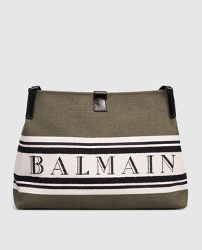 Balmain Сумка Release цвета хаки GN0FF034TJBR