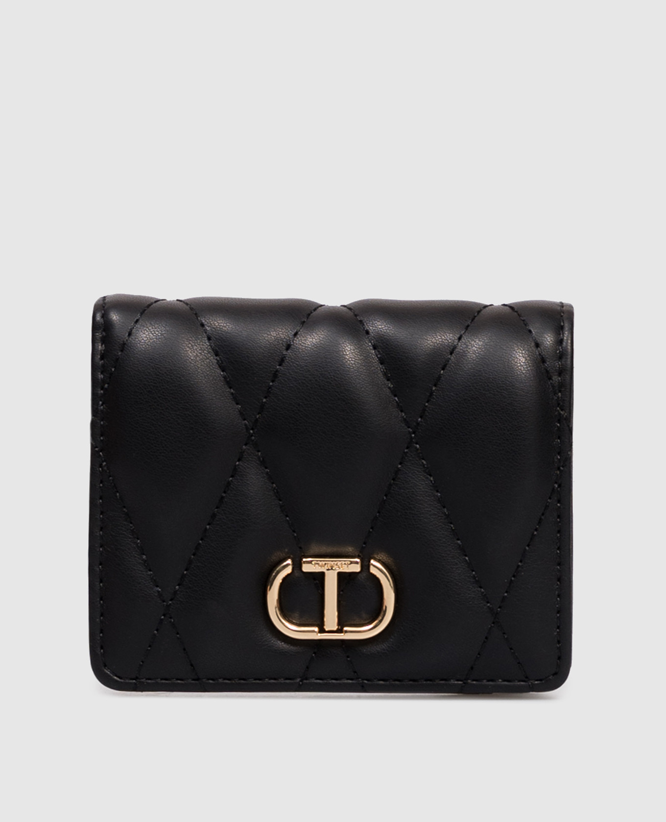 

Черный портмоне с логотипом, Портмоне