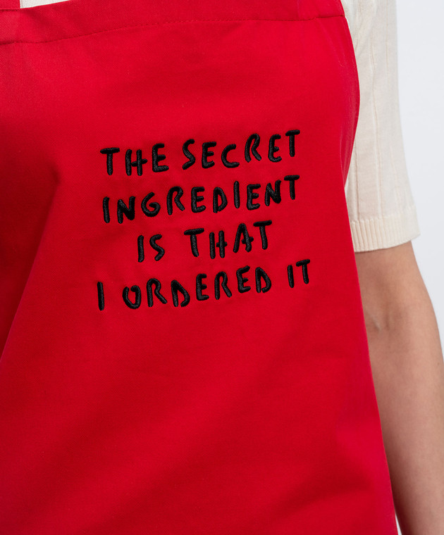 Max & Co Красный передник с вышивкой MCLPATRONI изображение 4