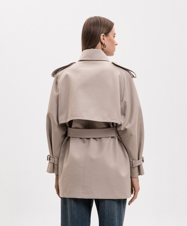 Max Mara Бежевий тренч MXSCACIO MXSCACIO зображення 4