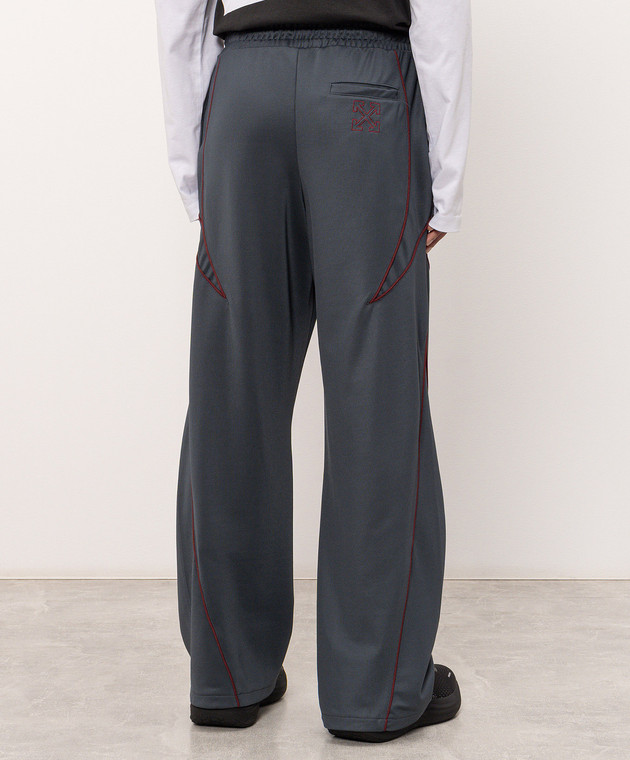 Off-White Серые спортивные штаны 44MCJ03PF26J001 изображение 4