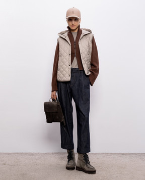 Brunello Cucinelli Бежевий жилет MR4057999P