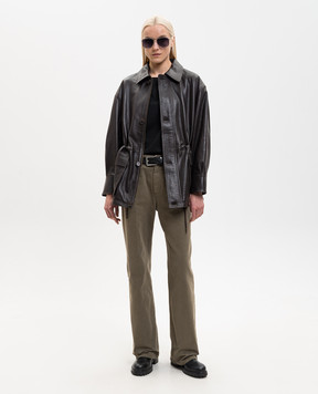 ARMA Коричнева шкіряна куртка Maeve 010L26104702