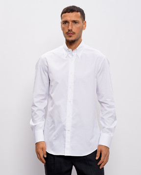 Brunello Cucinelli Сорочка білого кольору MBUC41716