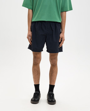 Stone Island Темно-синие шорты для плавания с нашивкой эмблемы L1S15B100B09S0046