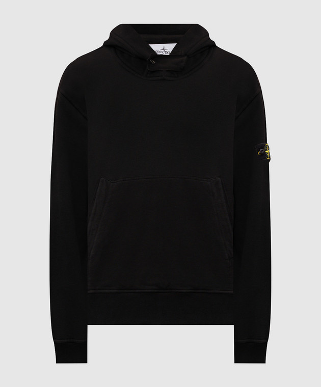 Stone Island Черные худи с патчем логотипа L2S156100023S0A20