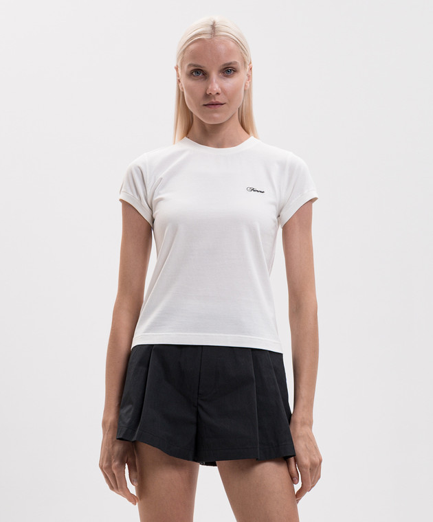 Vetements Футболка цвета айвори WH27TR165W изображение 3