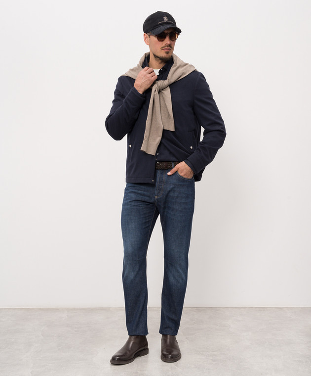 Brunello Cucinelli Синя сорочка MY6374008 зображення 2