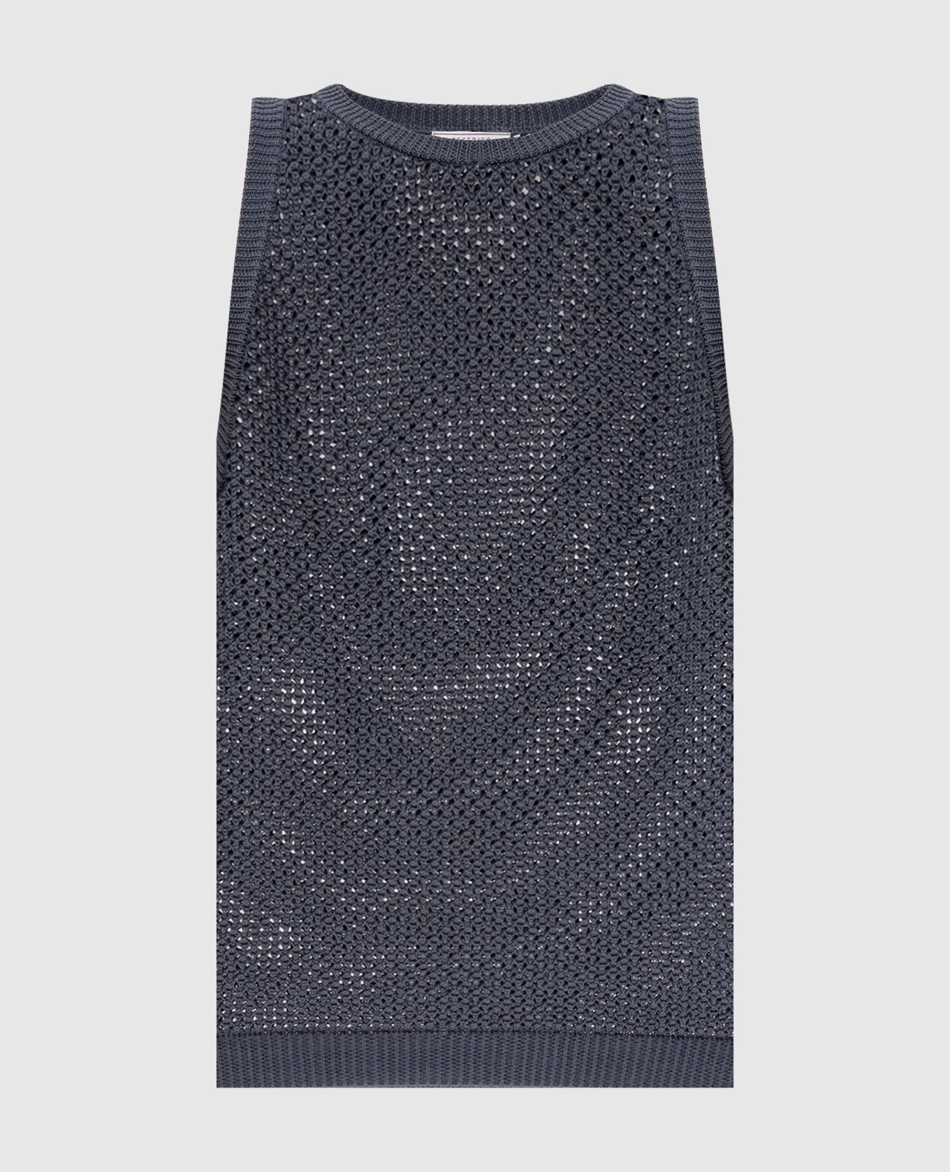 

Серый ажурный топ, Топы