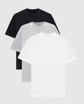 Jil Sander Комплект футболок прямого крою з логотипом J53GC0008JTN254