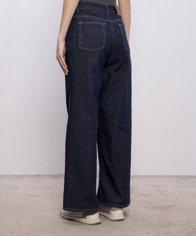 Peserico Синие джинсы с льном P04756L1207934 изображение 4