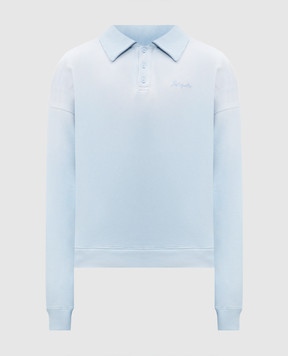 Axel Arigato Блакитний світшот Maze з коміром-поло A3843001