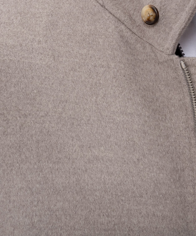 Brunello Cucinelli Сіра куртка з вовни MV4676379 зображення 5