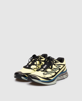 Maison Margiela MM6 Желтые кроссовки с принтом логотипа SH1WS0020P6303