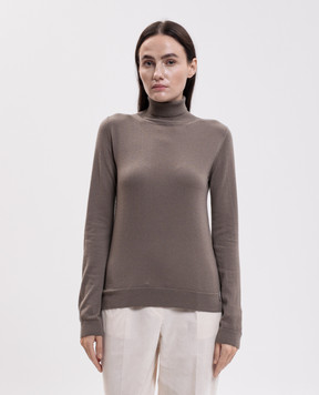 Kiton Коричневий гольф з кашеміру D62746078800