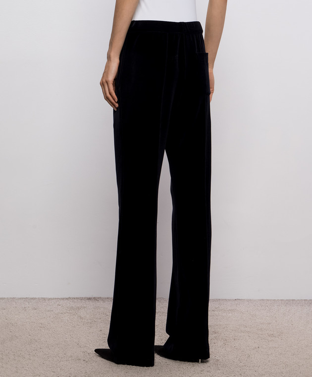 Tom Ford Черные велюровые штаны PAJ180JEX154 изображение 4