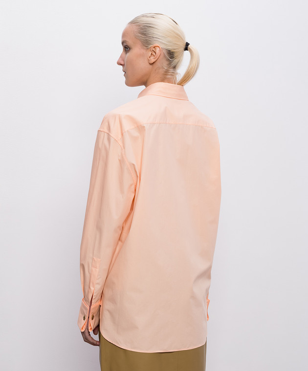 Khaite Оранжевая рубашка Newton 2468195 изображение 4